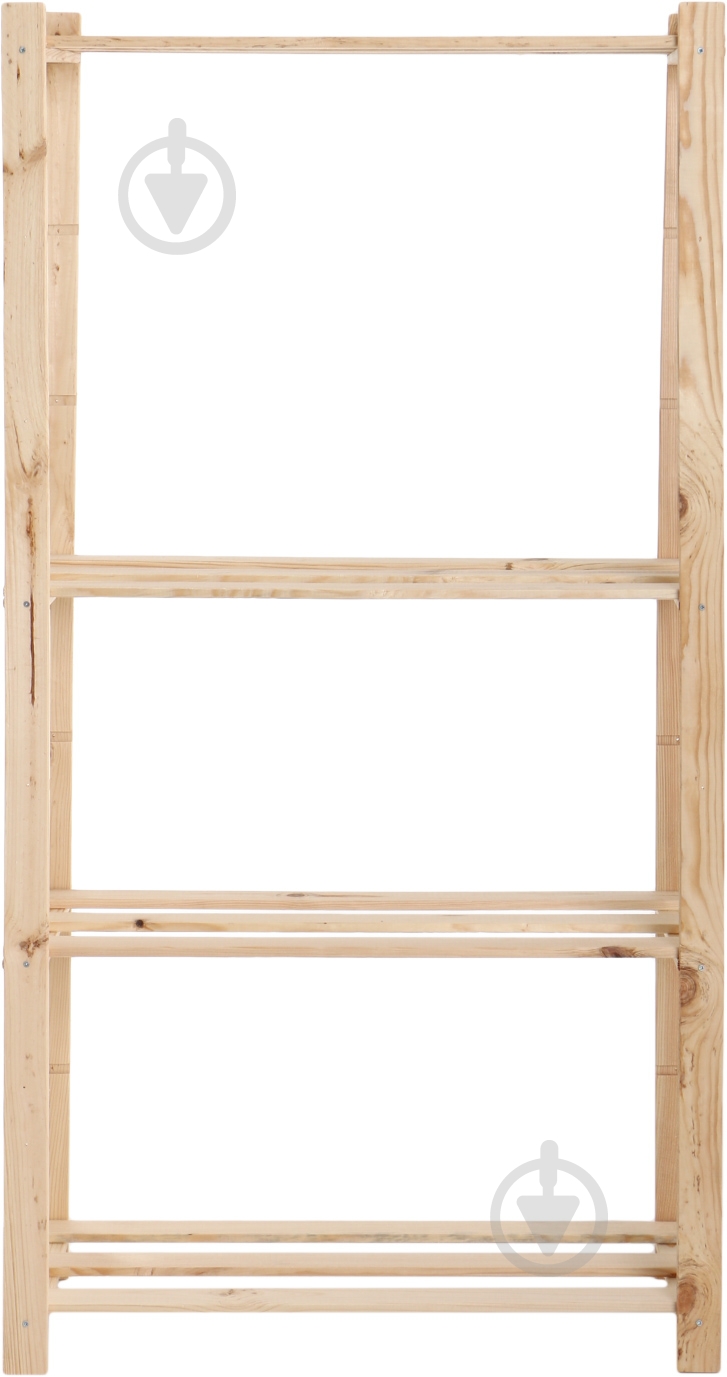 Стеллаж 1500x800x300 мм DDK Furniture дуб дерево полки 4 шт. без покрытия - фото 3