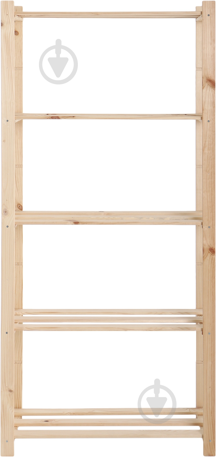 Стеллаж 1700x800x300 мм DDK Furniture дуб дерево полки 5 шт. без покрытия - фото 2