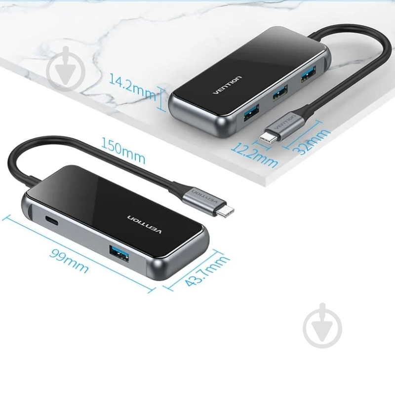 Док-станция Vention TFDHB dark grey (TFDHB) - фото 3