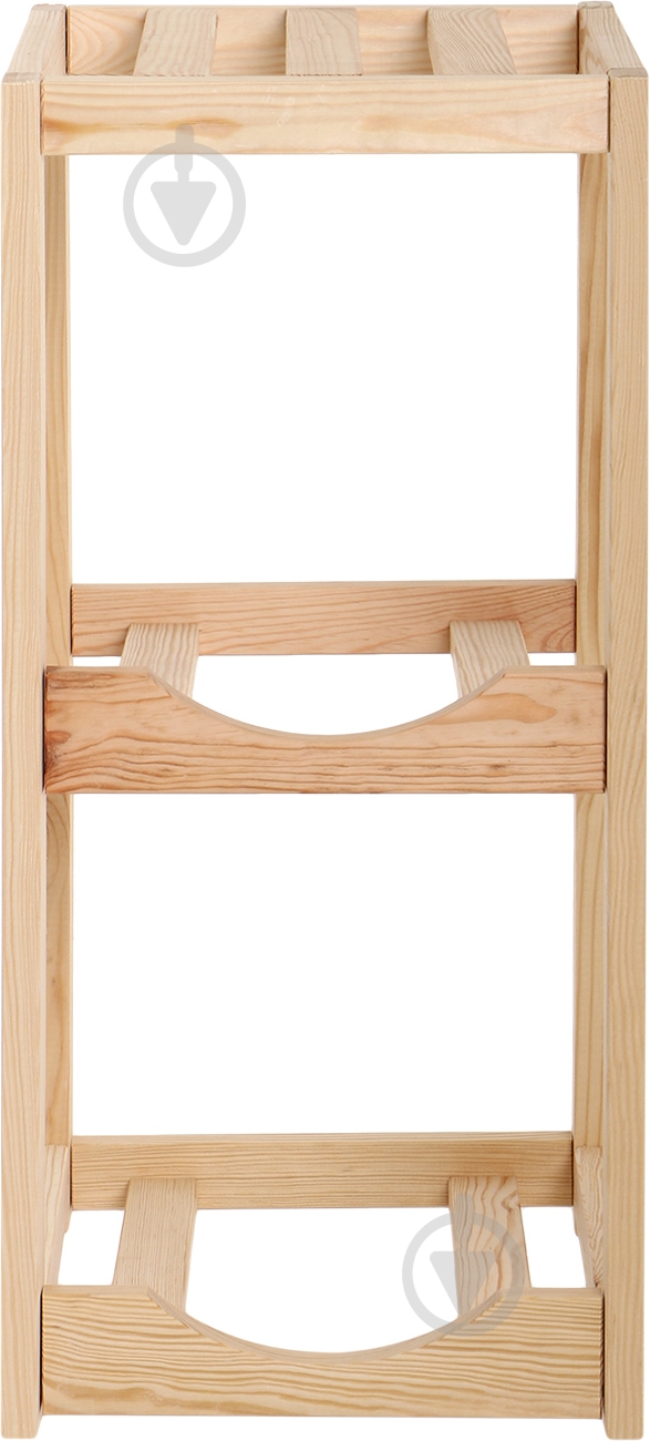 Стелаж 800x370x370 мм DDK Furniture дуб дерево полиці 3 шт. без покриття - фото 2