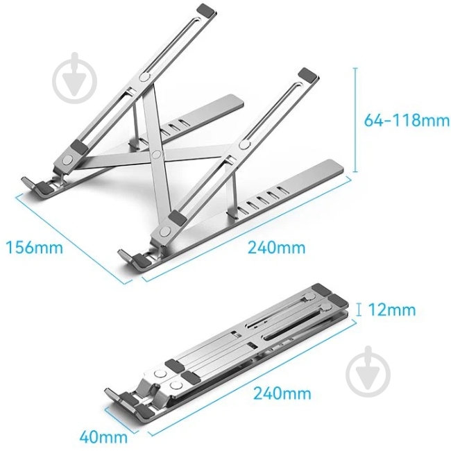 Подставка для ноутбука Vention X-type Stand (KDMI0) - фото 4