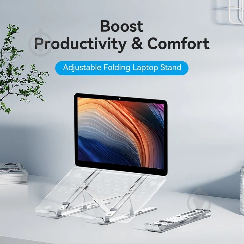 Подставка для ноутбука Vention X-type Stand (KDMI0) - фото 7