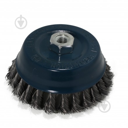 Щетка чашеобразная стальная витая для УШМ 125 мм Forsage F-BWC105 - фото 1