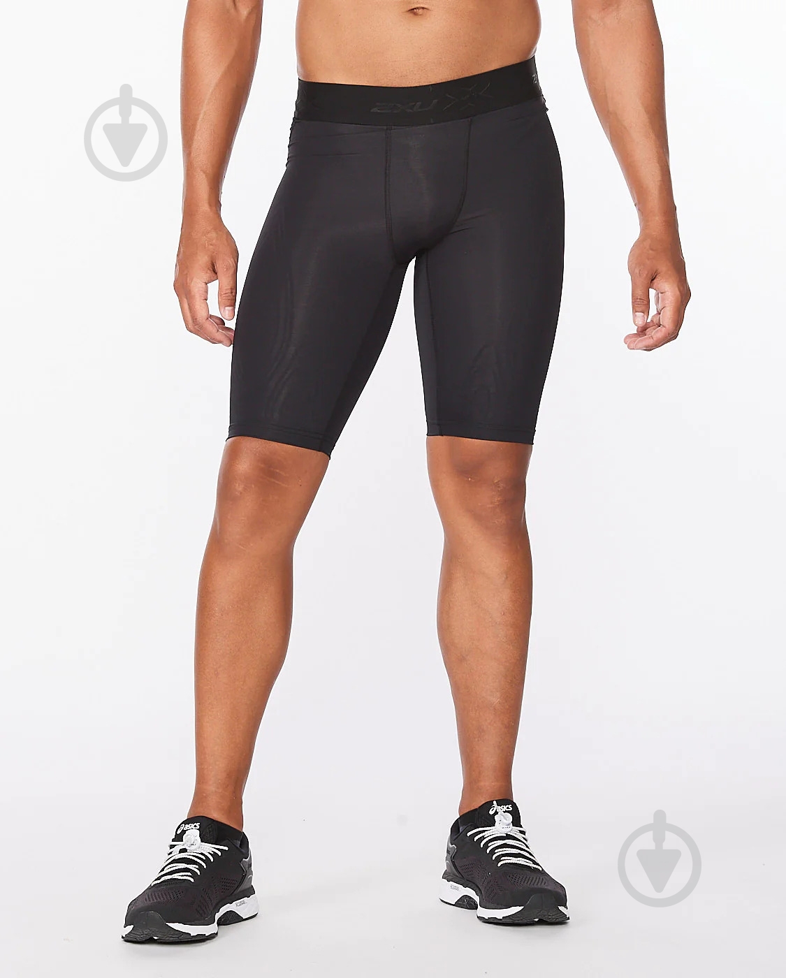 Велосипедки 2XU Force Compression Shorts MA5366b_BLK/GLD р. S черный - фото 1