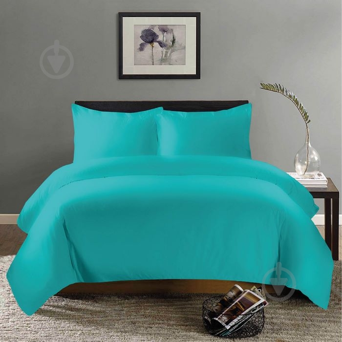 Пододеяльник 200x220 см голубой Zastelli - фото 1 Пододеяльник 200x220 см голубой Zastelli - фото 1