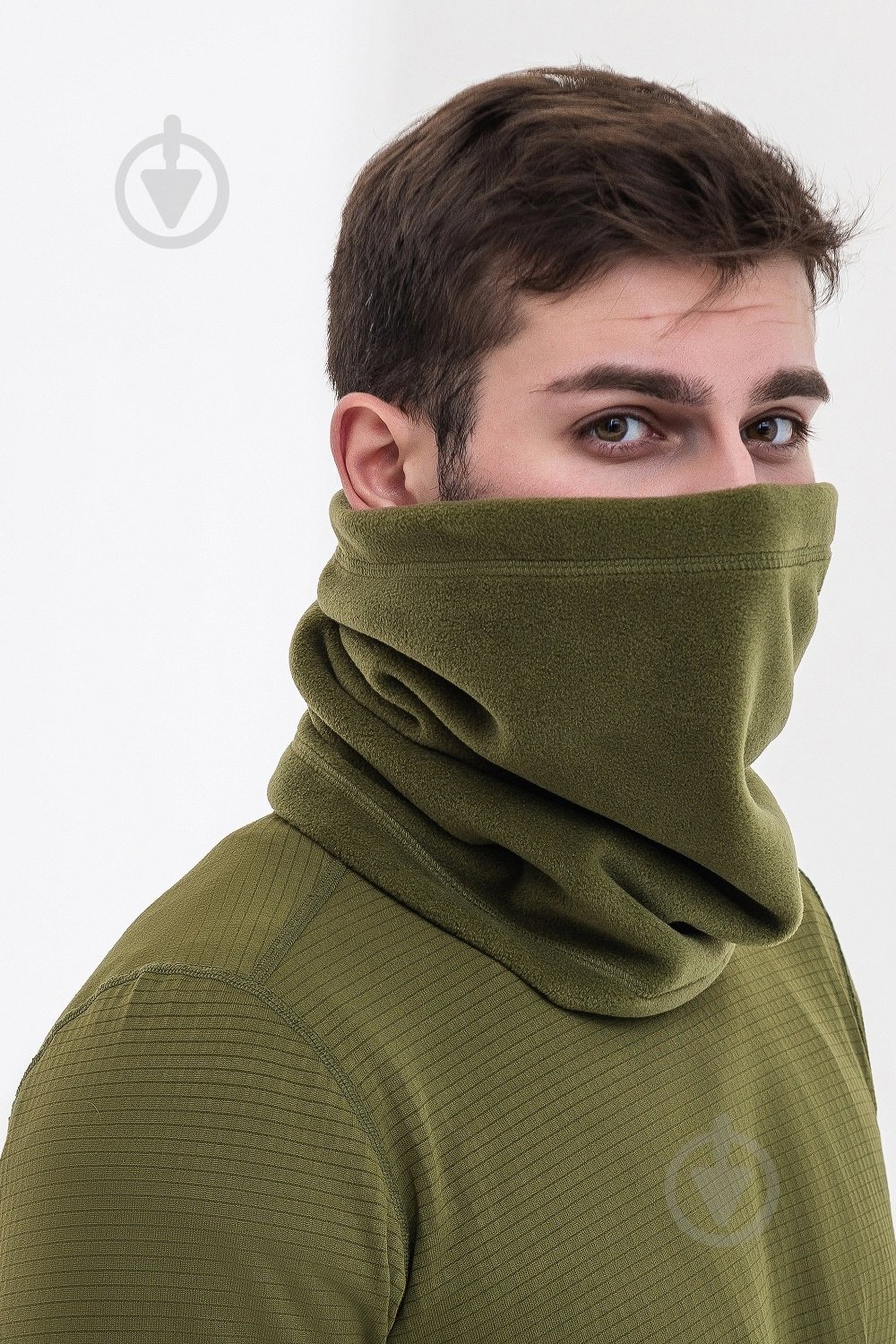 Шарф-труба Інтерскай 2200016 зеленый - фото 3