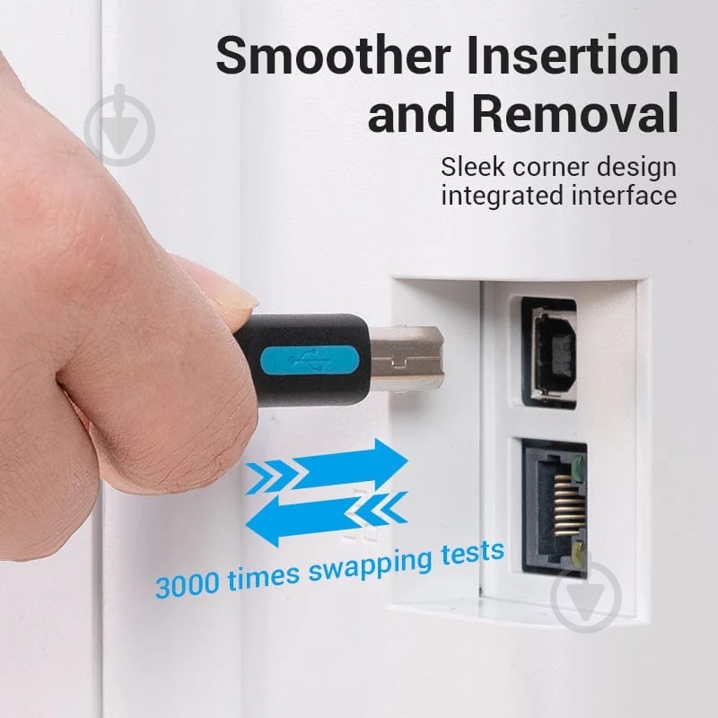 Кабель Vention 2 м черный (CQUBH) - фото 7