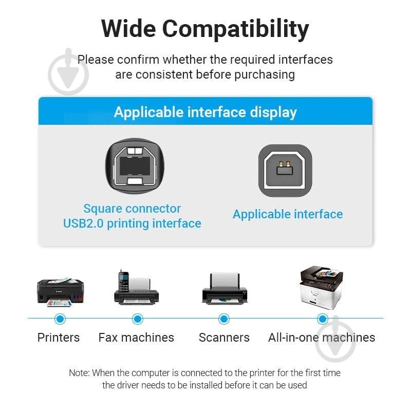 Кабель Vention 1 м черный (COQBF) - фото 6