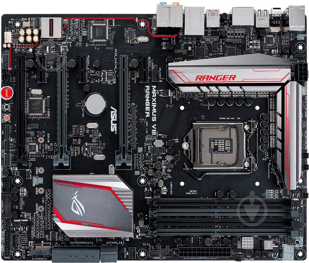 Материнская плата Asus MAXIMUS_VIII_RANGER (Socket 1151, Intel Z170, ATX) - фото 1 Материнская плата Asus MAXIMUS_VIII_RANGER (Socket 1151, Intel Z170, ATX) - фото 1