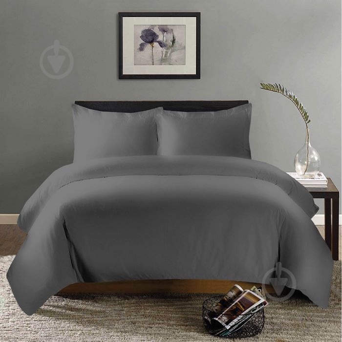 Пододеяльник 200x220 см серый Zastelli - фото 1 Пододеяльник 200x220 см серый Zastelli - фото 1