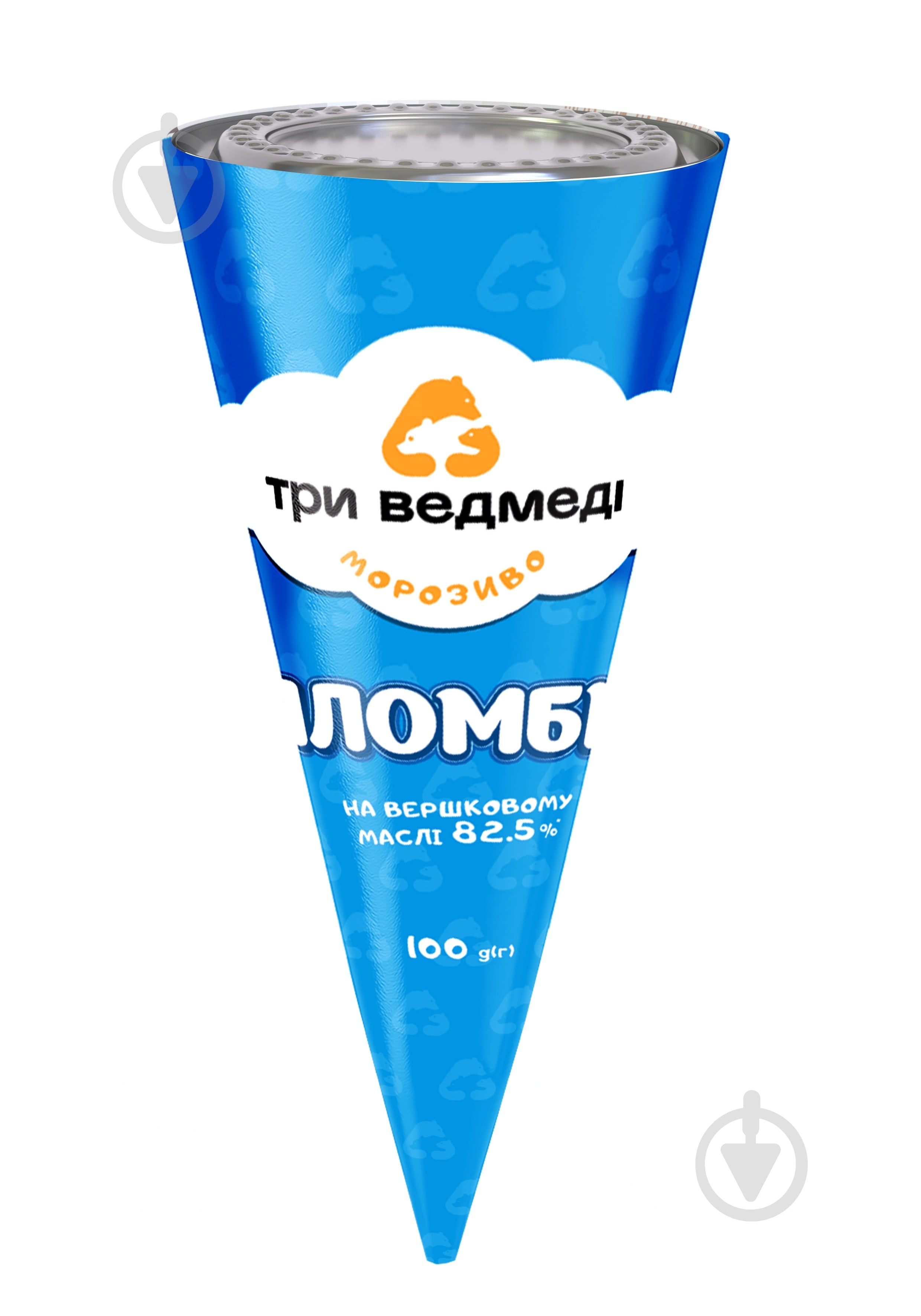 Мороженое Три Ведмеді Пломбир 100 г - фото 1 Мороженое Три Ведмеді Пломбир 100 г - фото 1