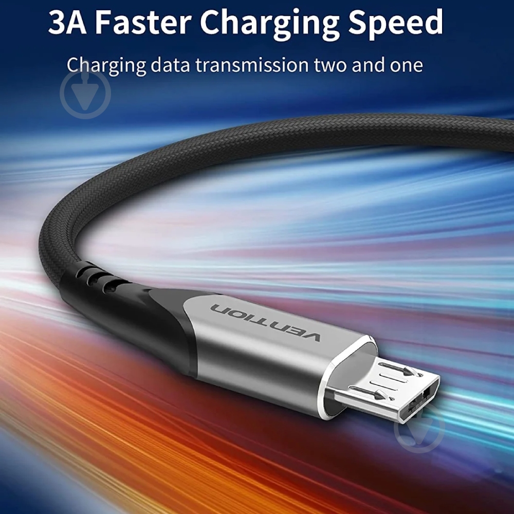 Кабель Vention 0,25 м черный (COAHC) - фото 4 Кабель Vention 0,25 м черный (COAHC) - фото 4