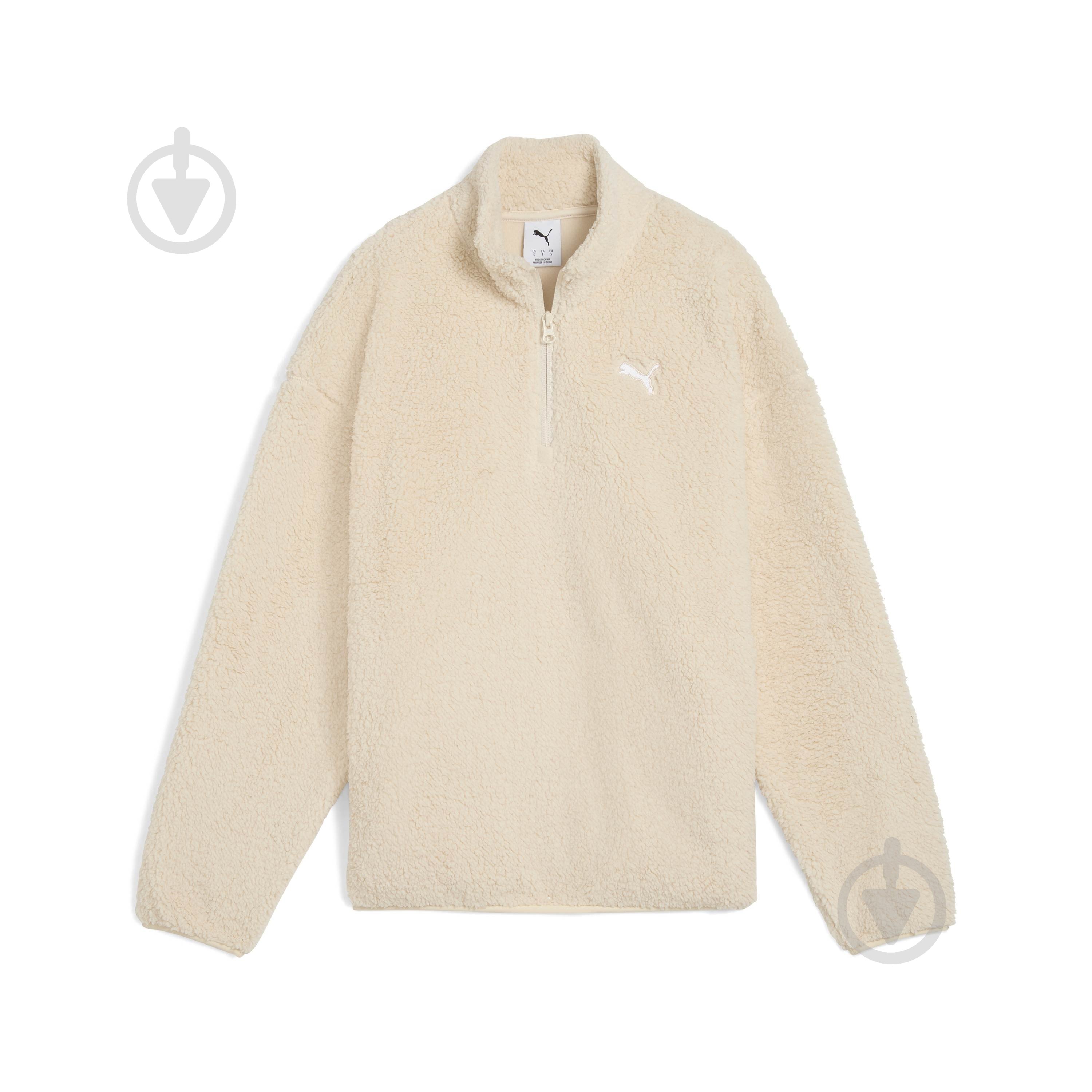 Куртка Puma ESS ELEVATED Comfort Half-Zip Sherpa Crew 68811187 р.XS - фото 4