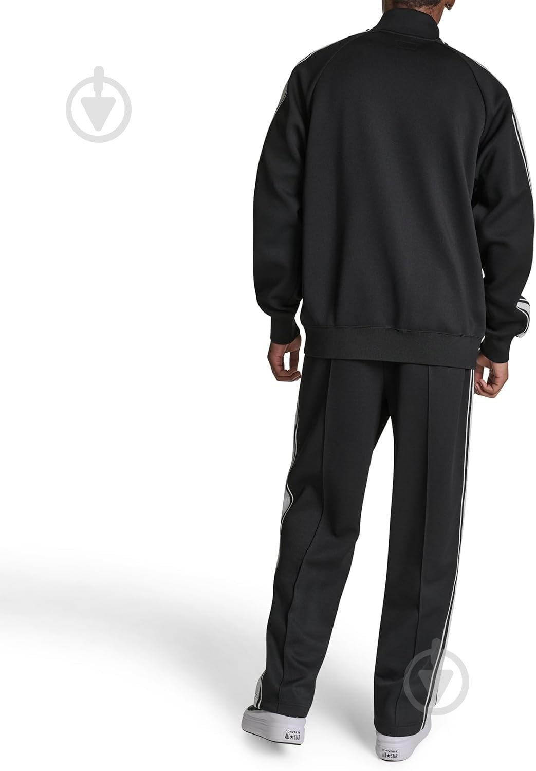 Кофта Converse CHUCK TRACK FULL ZIP CVM6K078-BLK р.2XL черный - фото 5