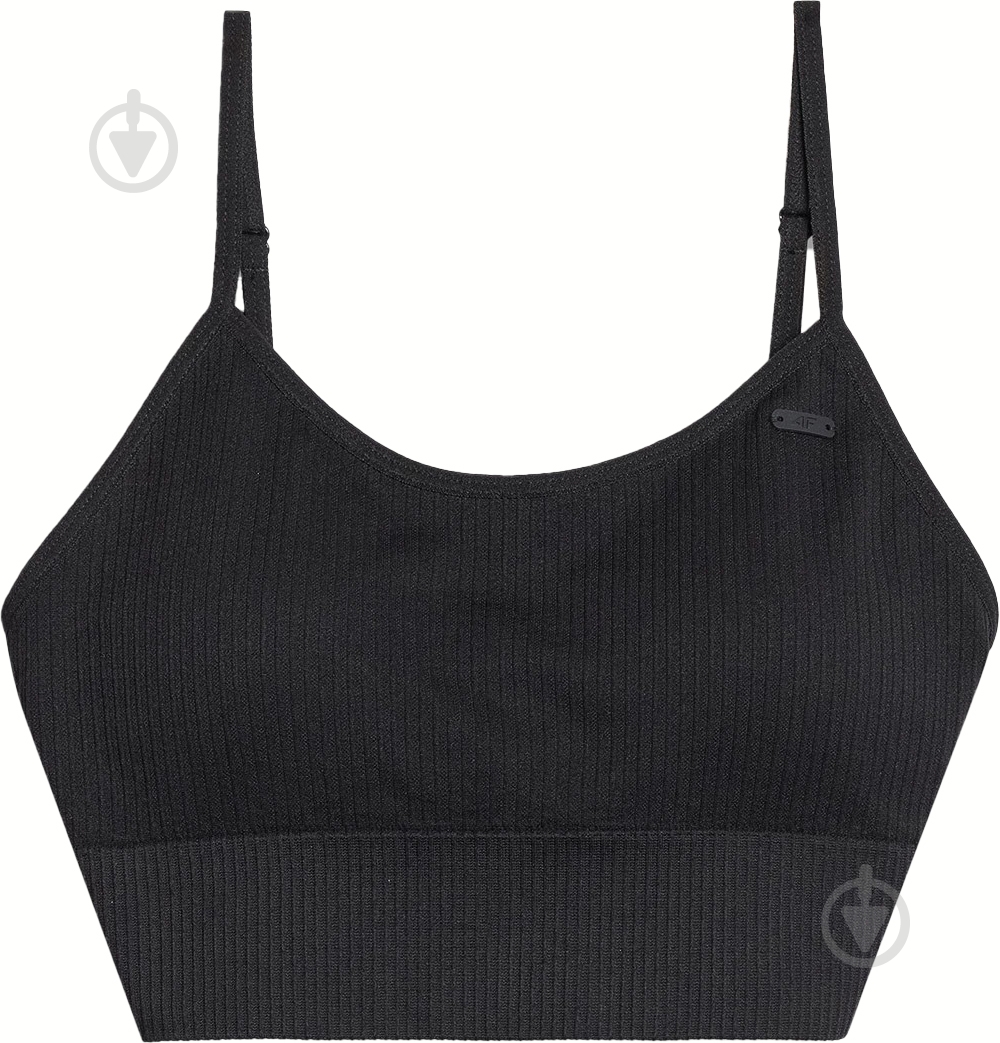 Бра 4F SPORT BRA F151 р.XS/S черный - фото 1