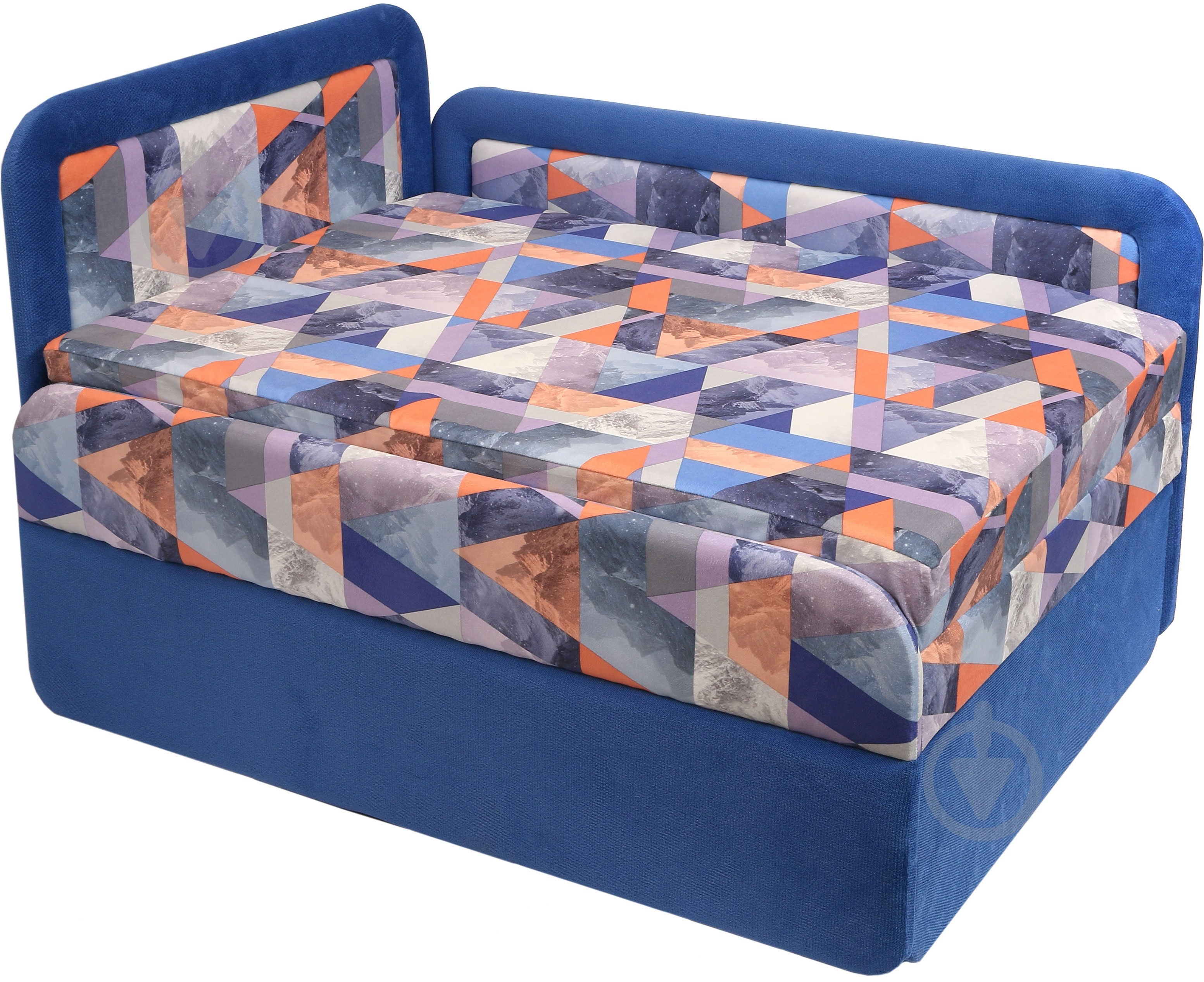 Тахта Берегиня Маріо ліва блакитний 750x970x660 мм - фото 2 Тахта Берегиня Маріо ліва блакитний 750x970x660 мм - фото 2