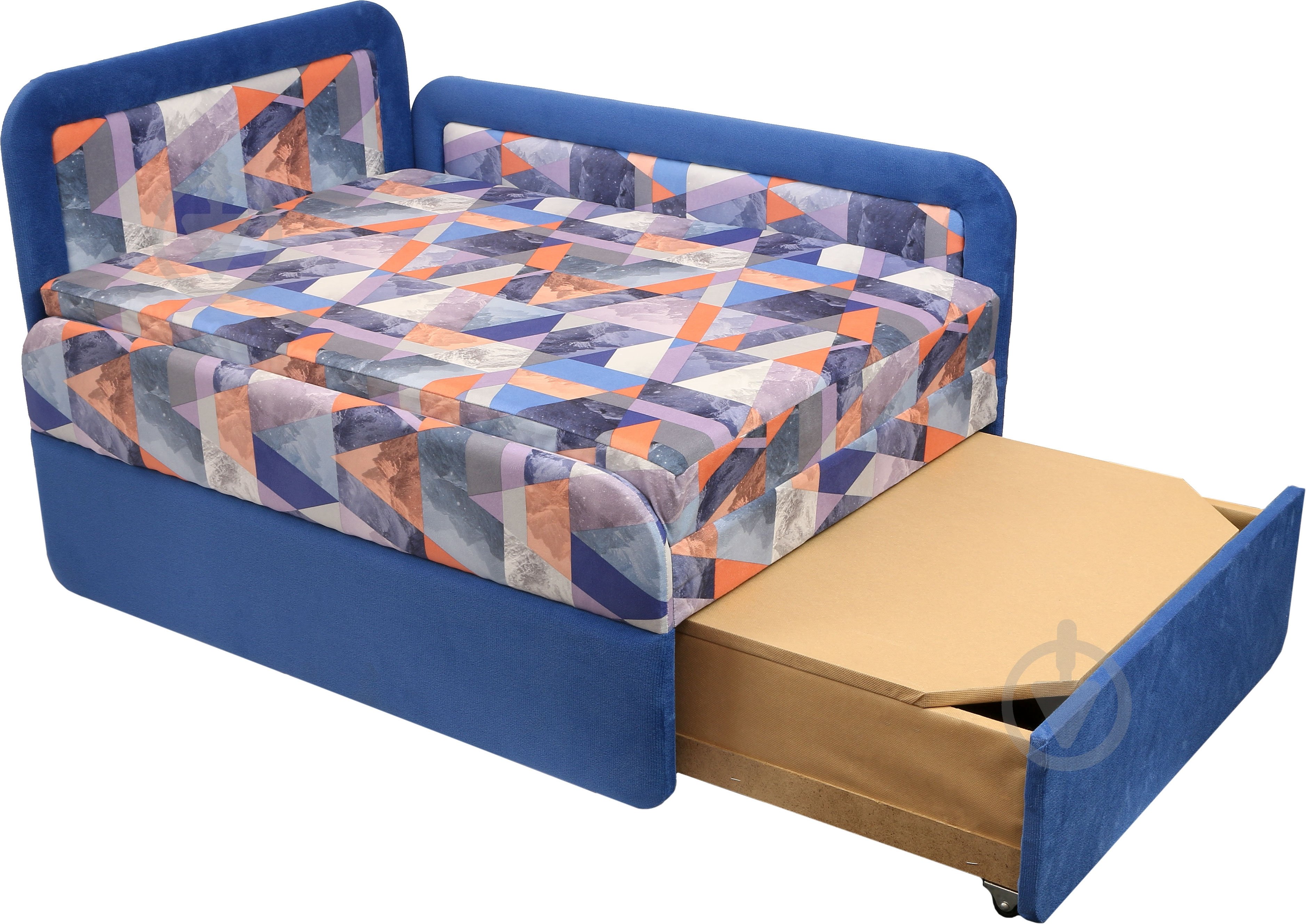 Тахта Берегиня Маріо ліва блакитний 750x970x660 мм - фото 3 Тахта Берегиня Маріо ліва блакитний 750x970x660 мм - фото 3