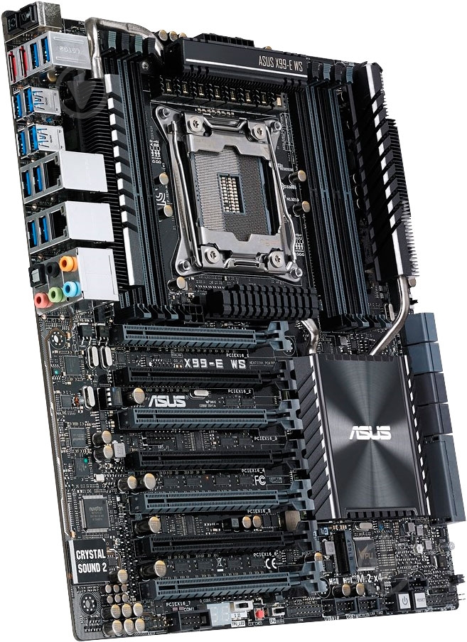 Материнская плата Asus X99-E-WS (Socket 2011-3, Intel X99, CEB) - фото 4 Материнская плата Asus X99-E-WS (Socket 2011-3, Intel X99, CEB) - фото 4