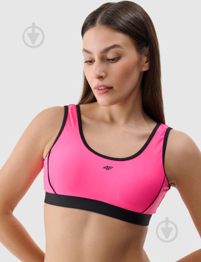 Бра 4F BIKINI TOP F077 р.S розовый - фото 2