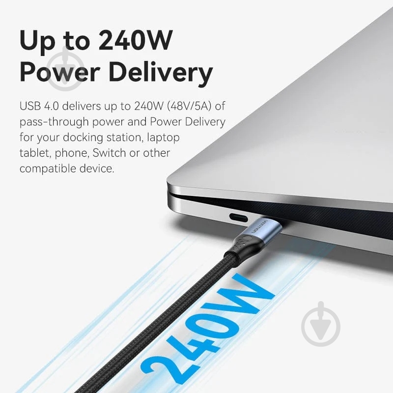 Кабель Vention 1 м черный (TAVHF) - фото 7 Кабель Vention 1 м черный (TAVHF) - фото 7