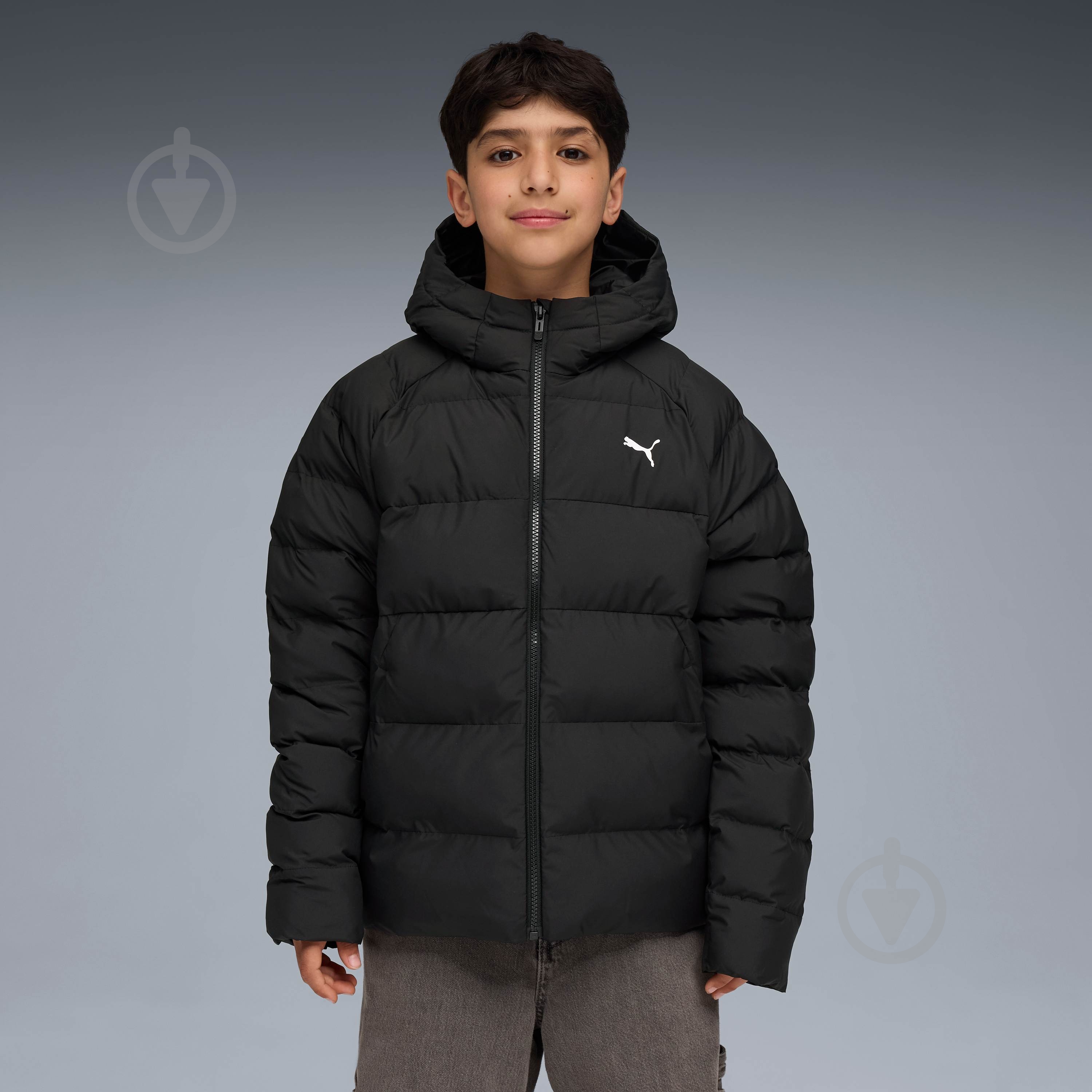 Куртка Puma Synthetic Hooded Puffer Jacket 68840401 р.128 - фото 1