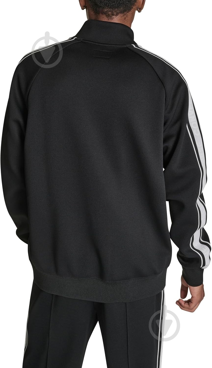 Кофта Converse CHUCK TRACK FULL ZIP CVM6K078-BLK р.XL черный - фото 2
