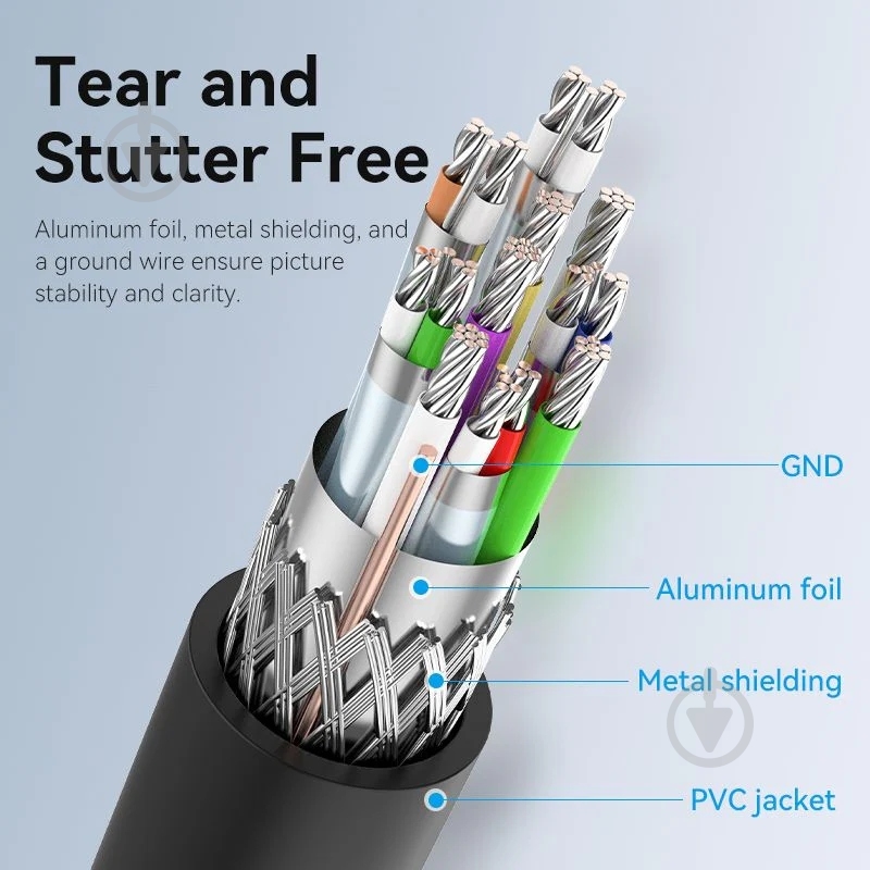 Кабель Vention 1,5 м черный (HAKBG) - фото 6 Кабель Vention 1,5 м черный (HAKBG) - фото 6