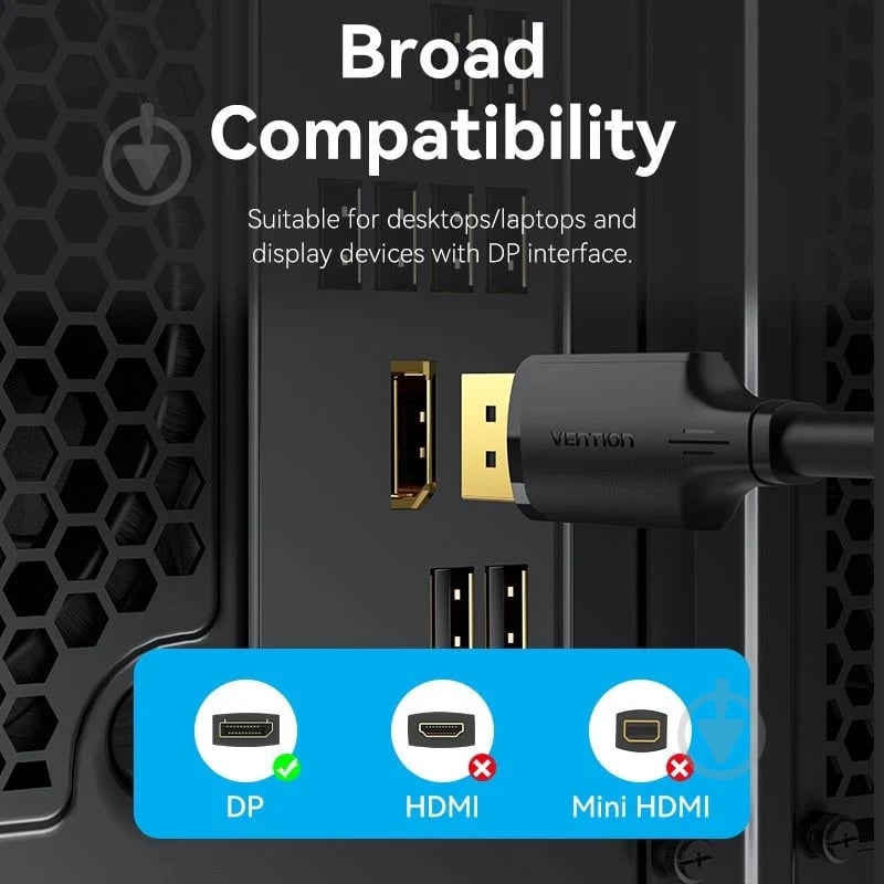 Кабель Vention 3 м черный (HAKBI) - фото 5