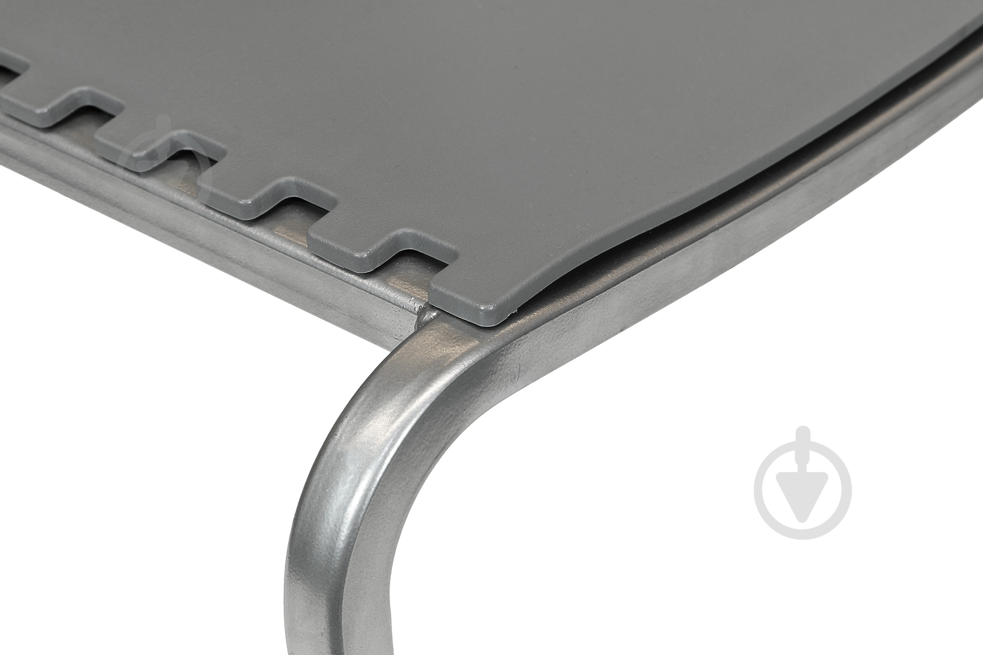 Стул обеденный AMF Art Metal Furniture Санта-Фе пластик серый/металлик - фото 4