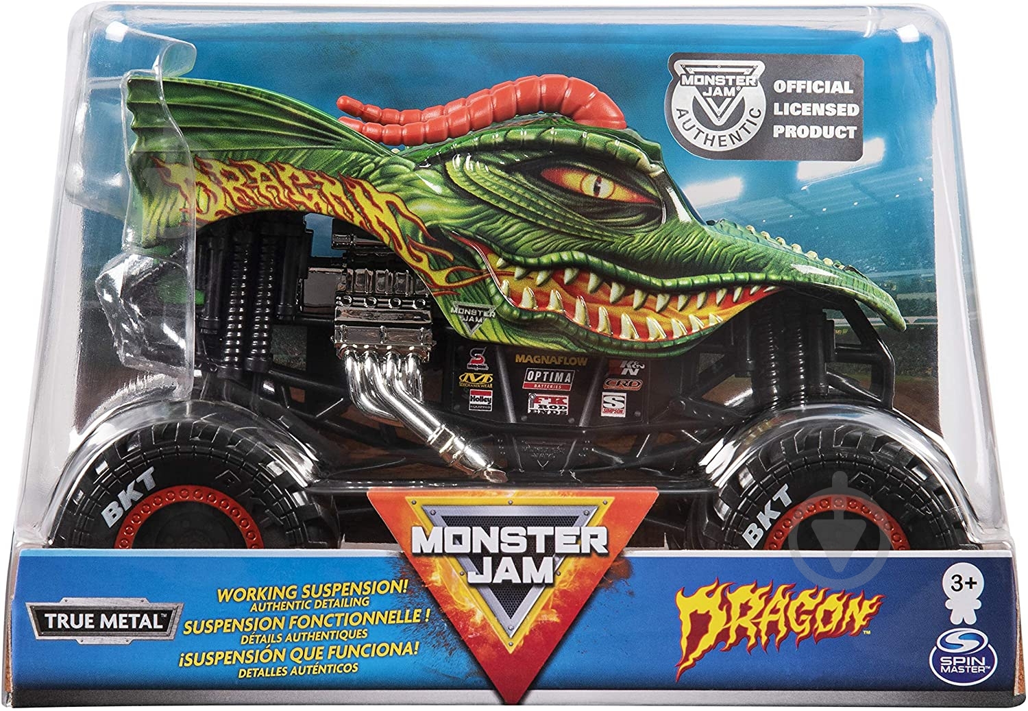 Машинка Monster Jam в ассортименте 1:24 6056371 - фото 3 Машинка Monster Jam в ассортименте 1:24 6056371 - фото 3