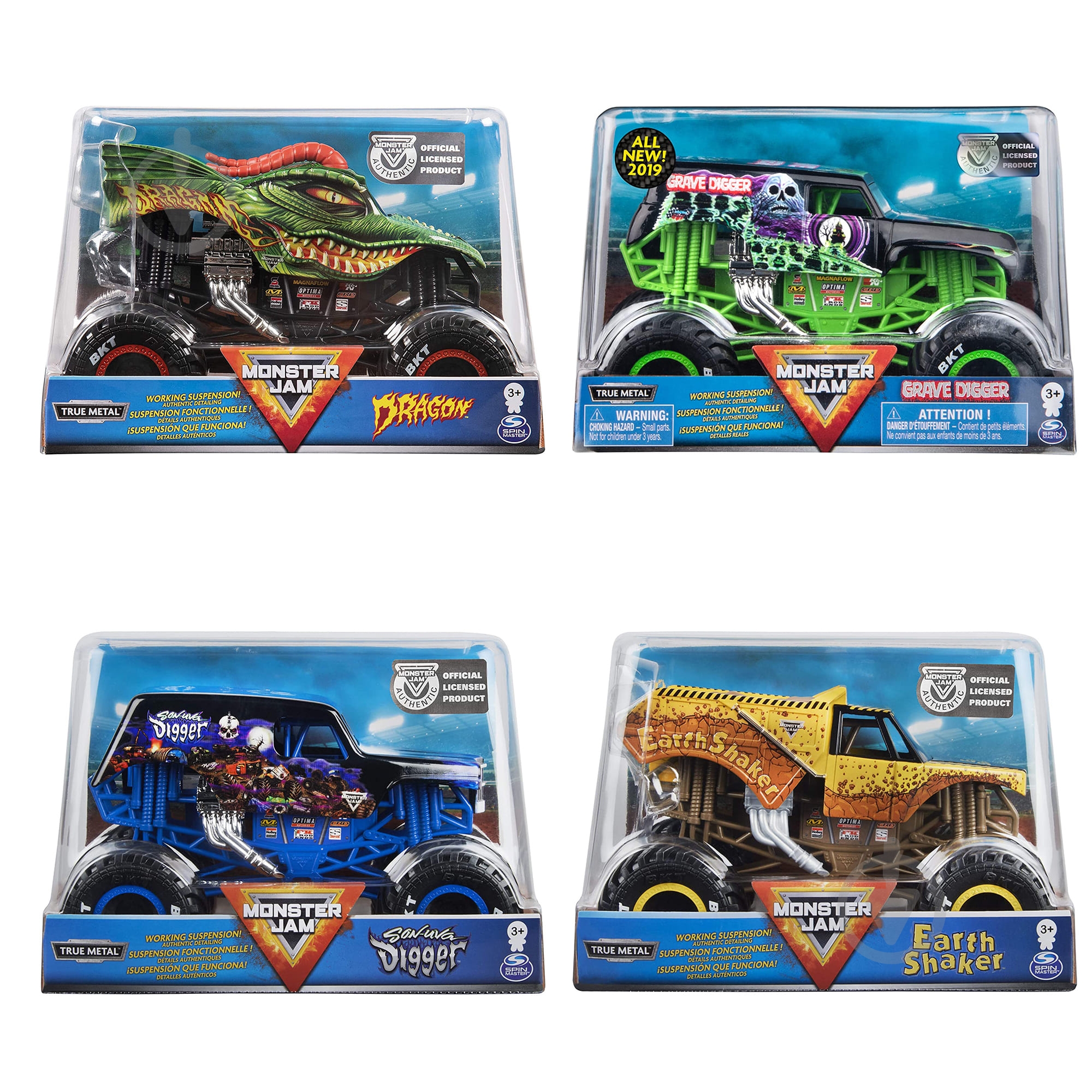 Машинка Monster Jam в ассортименте 1:24 6056371 - фото 1 Машинка Monster Jam в ассортименте 1:24 6056371 - фото 1