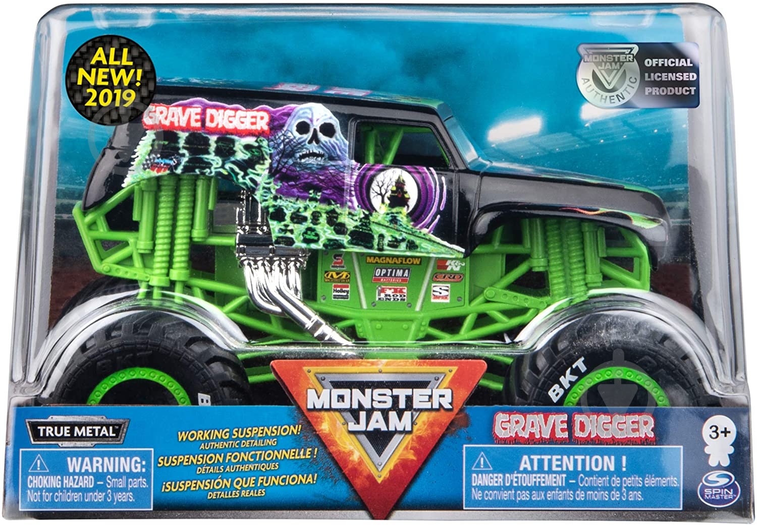 Машинка Monster Jam в ассортименте 1:24 6056371 - фото 4 Машинка Monster Jam в ассортименте 1:24 6056371 - фото 4