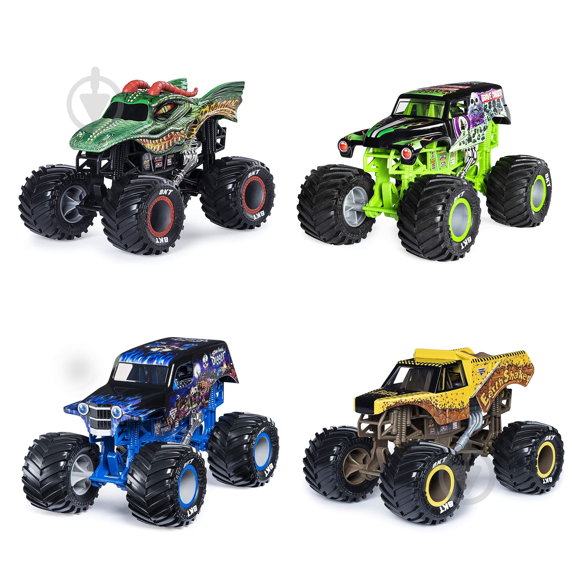 Машинка Monster Jam в ассортименте 1:24 6056371 - фото 2 Машинка Monster Jam в ассортименте 1:24 6056371 - фото 2