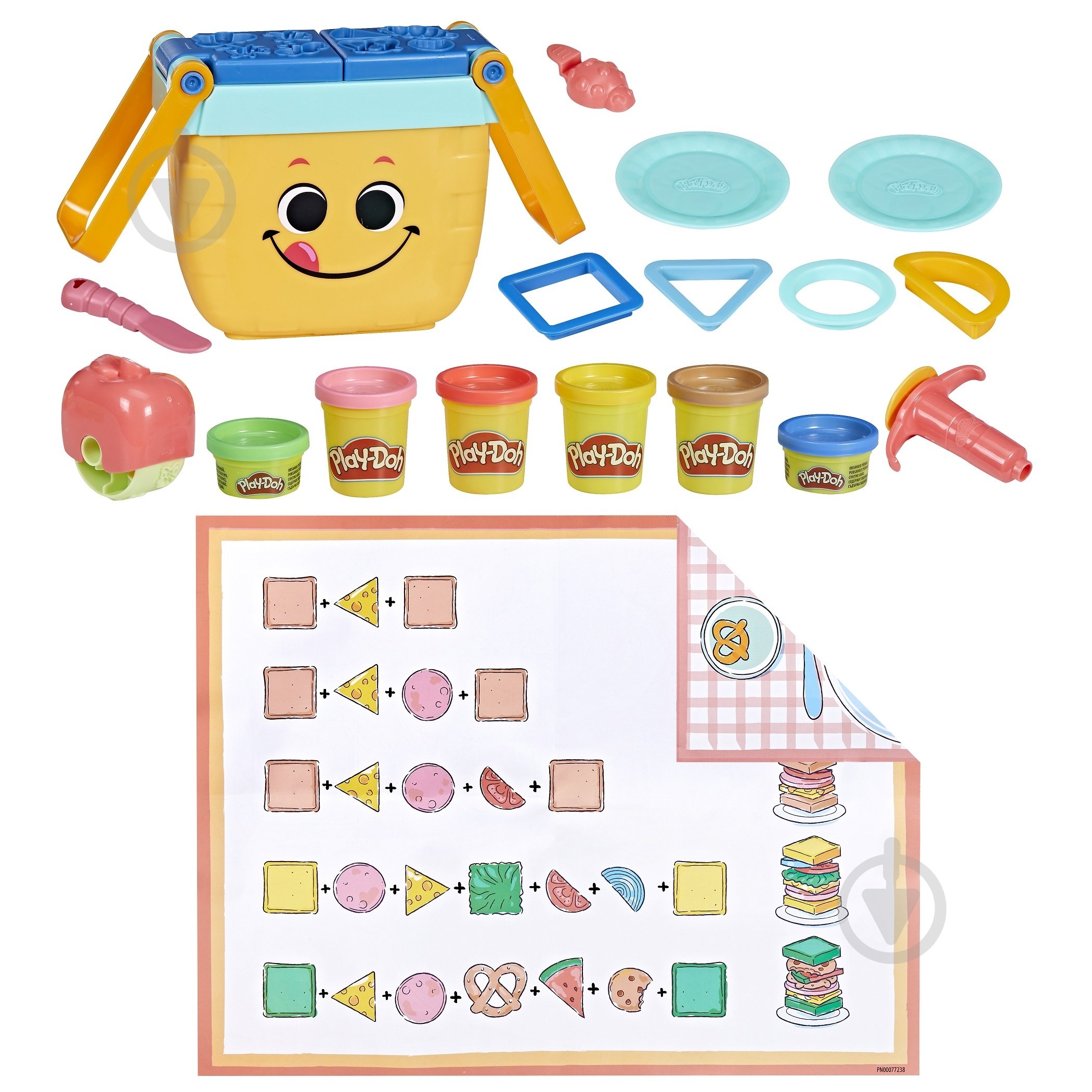 Набір для творчості Play-Doh з пластиліном Пікнік F6916 - фото 2