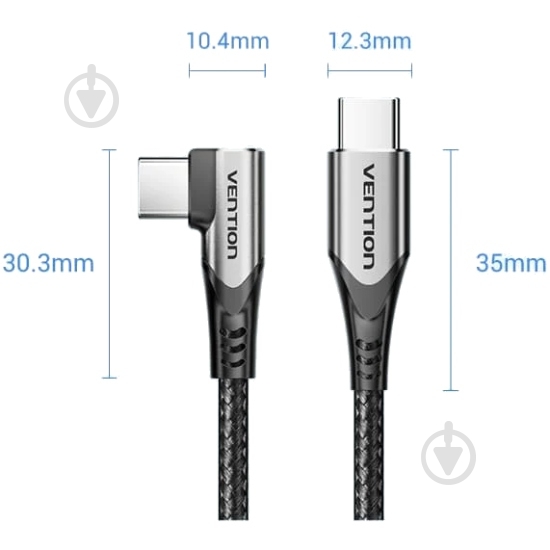 Кабель Vention 0,5 м черный (TRAHD) - фото 4 Кабель Vention 0,5 м черный (TRAHD) - фото 4