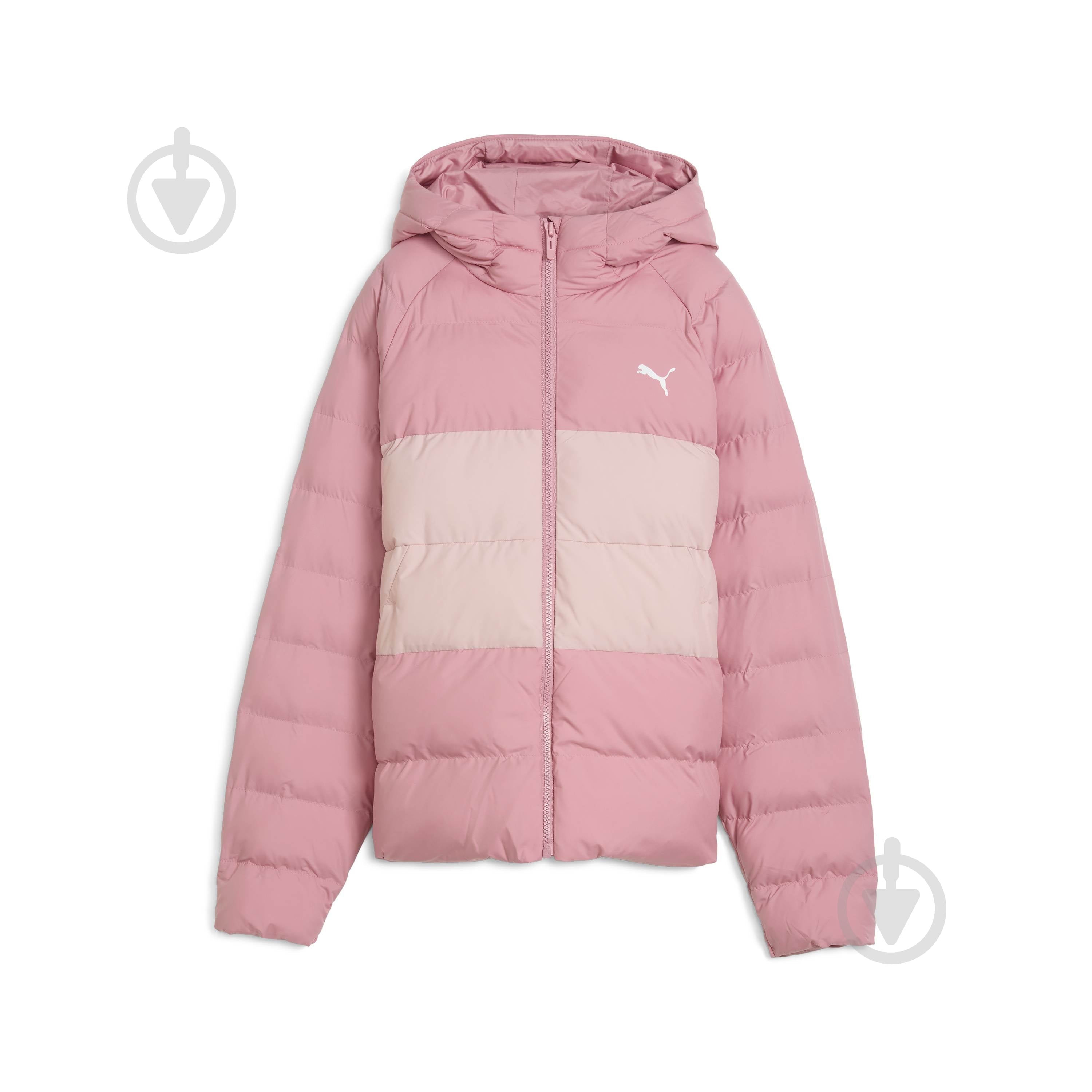 PUMA メンズジャケット Lサイズ ピンク/グレー ᐉ Куртка Puma Synthetic Hooded Puffer Jacket 68840465 р.128