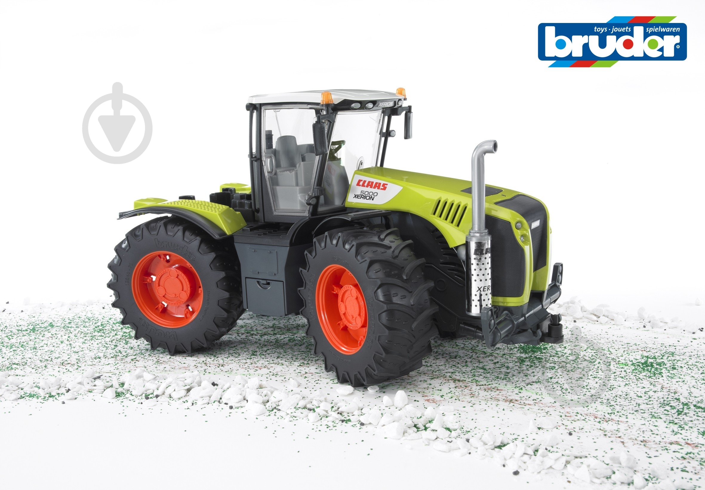 Трактор Bruder Claas Xerion 5000 1:16 03015 - фото 4