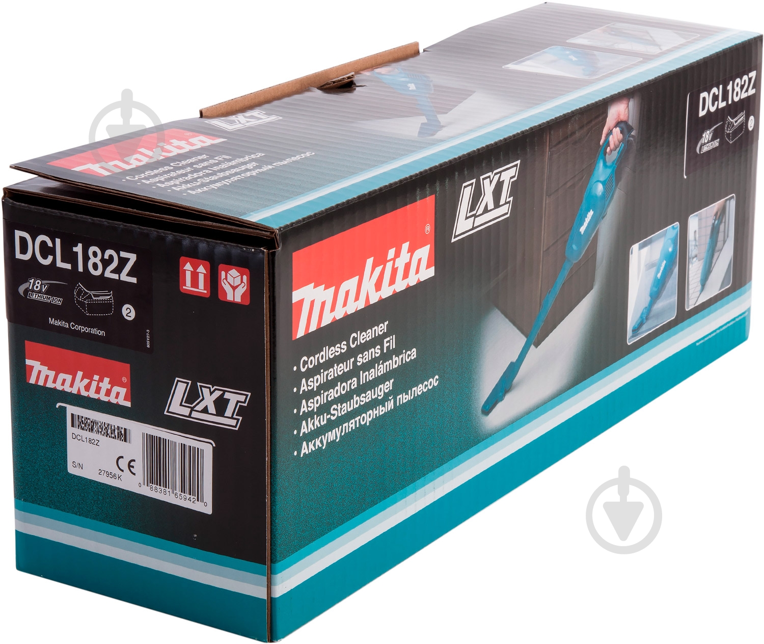 Пилосос акумуляторний Makita DCL182Z - фото 7