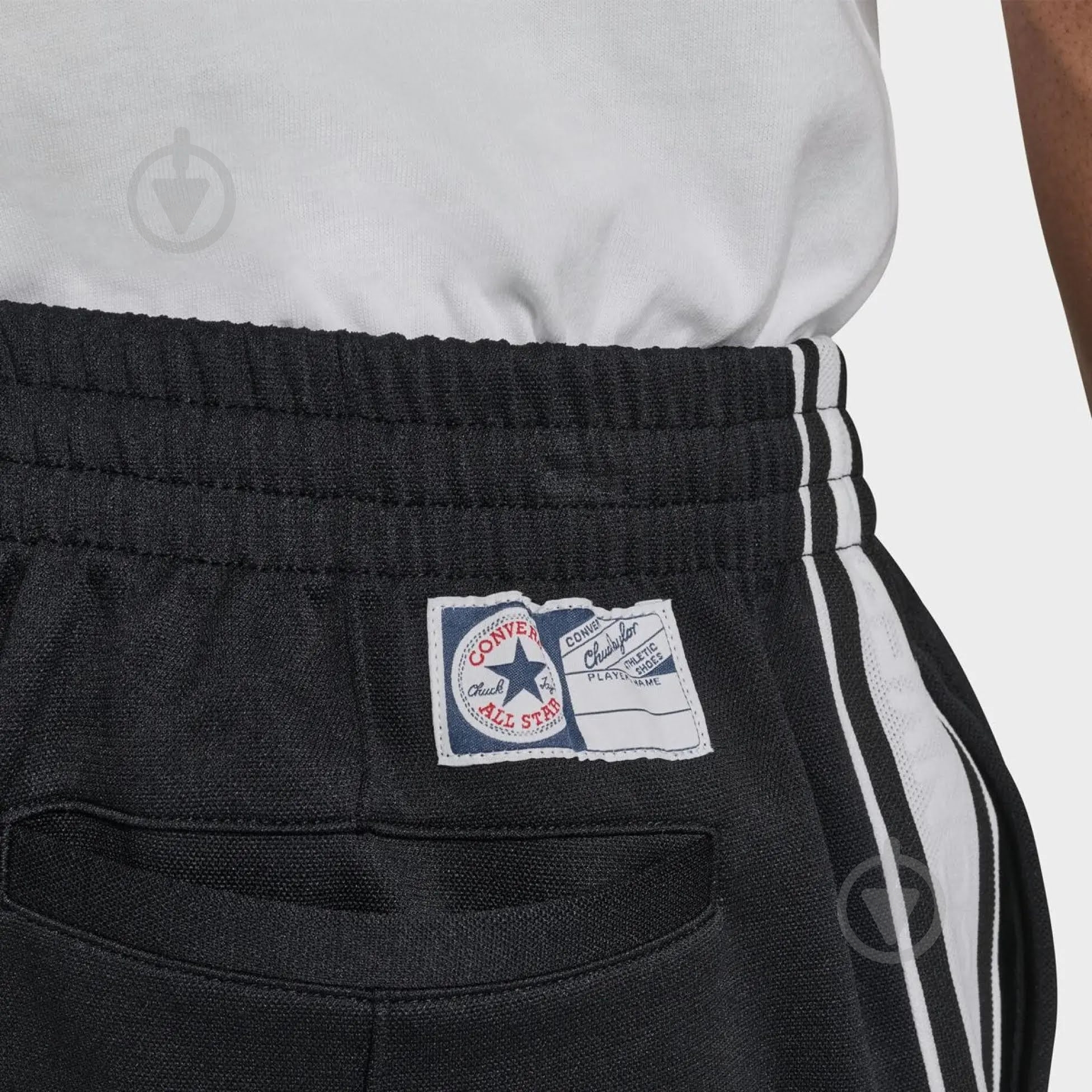 Шорты Converse CHUCK TRACK SHORT CVM6B011-BLK р. S черный - фото 6 Шорты Converse CHUCK TRACK SHORT CVM6B011-BLK р. S черный - фото 6
