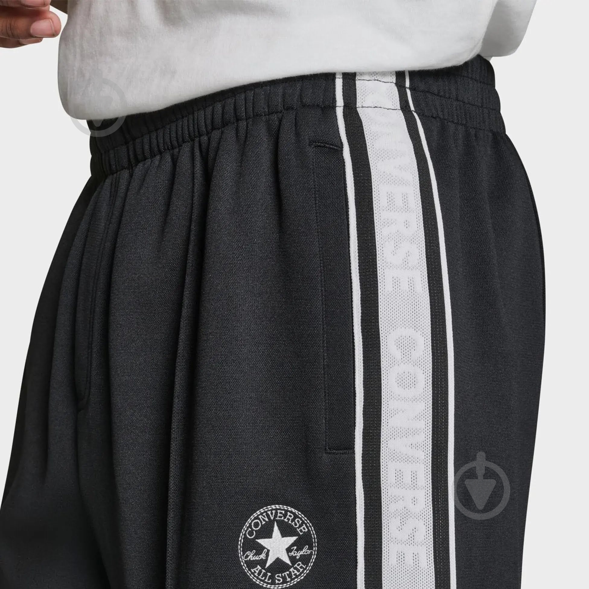 Шорты Converse CHUCK TRACK SHORT CVM6B011-BLK р. S черный - фото 7 Шорты Converse CHUCK TRACK SHORT CVM6B011-BLK р. S черный - фото 7