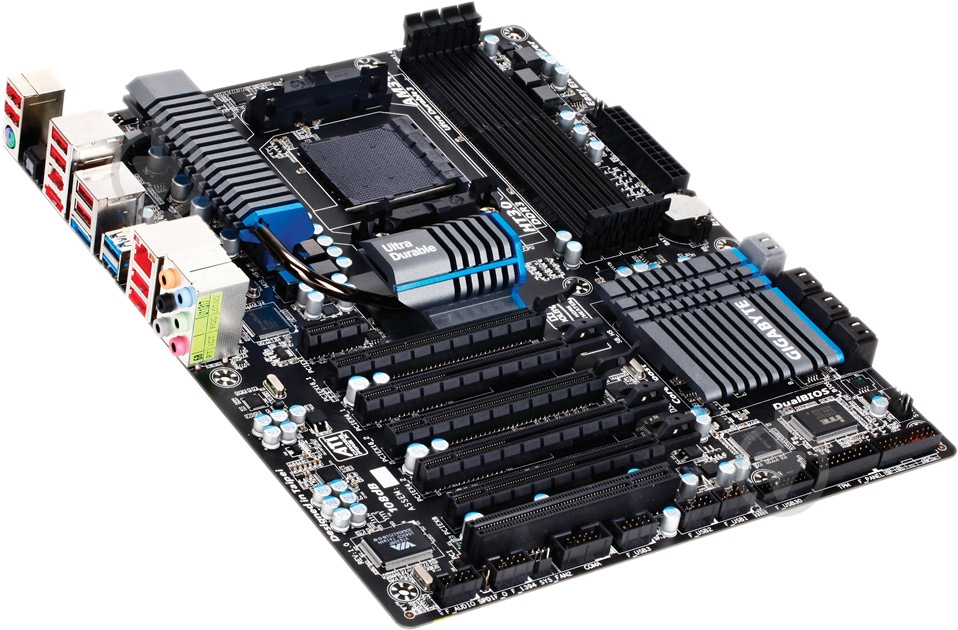Материнська плата Gigabyte GA-990FXA-UD5 (Socket AM3+, AMD 990FX, ATX) - фото 2