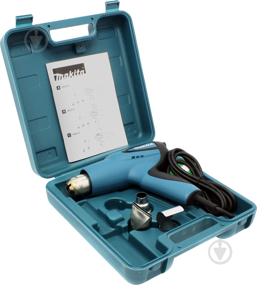 Фен будівельний Makita HG551VK - фото 5 Фен будівельний Makita HG551VK - фото 5