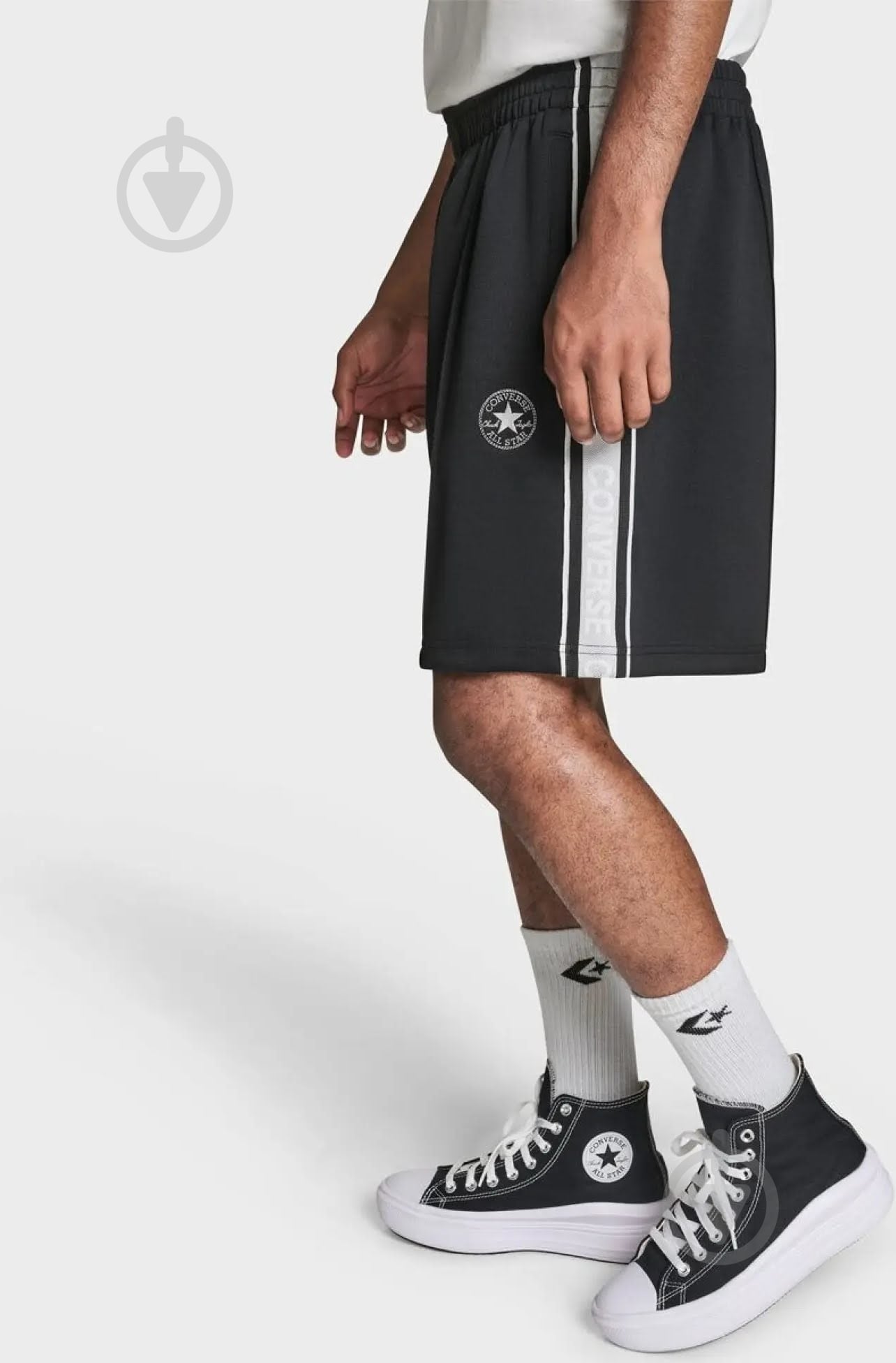 Шорты Converse CHUCK TRACK SHORT CVM6B011-BLK р. M черный - фото 2 Шорты Converse CHUCK TRACK SHORT CVM6B011-BLK р. M черный - фото 2