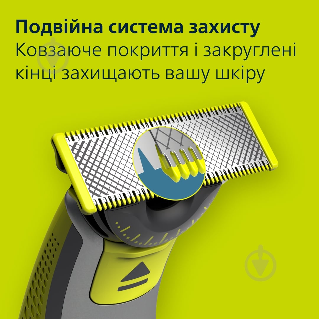 Лезвия сменные Philips для OneBlade Pro 2 шт QP420/50 - фото 5