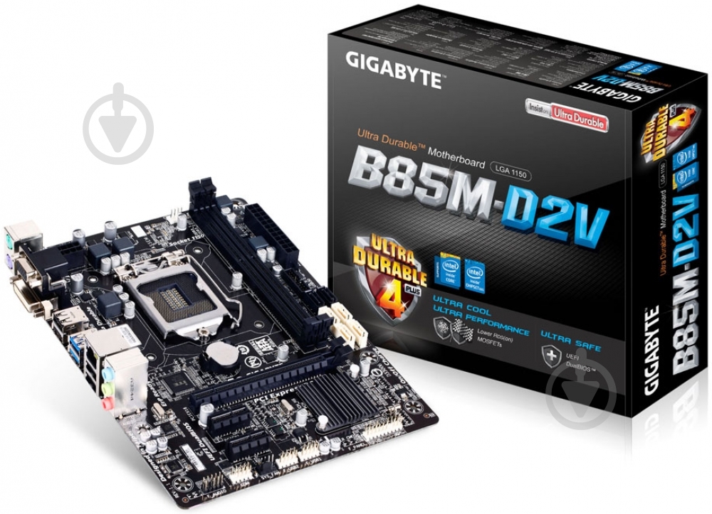Материнская плата Gigabyte GA-B85M-D2V (Socket 1150, Intel B85, mirco ATX) - фото 5
