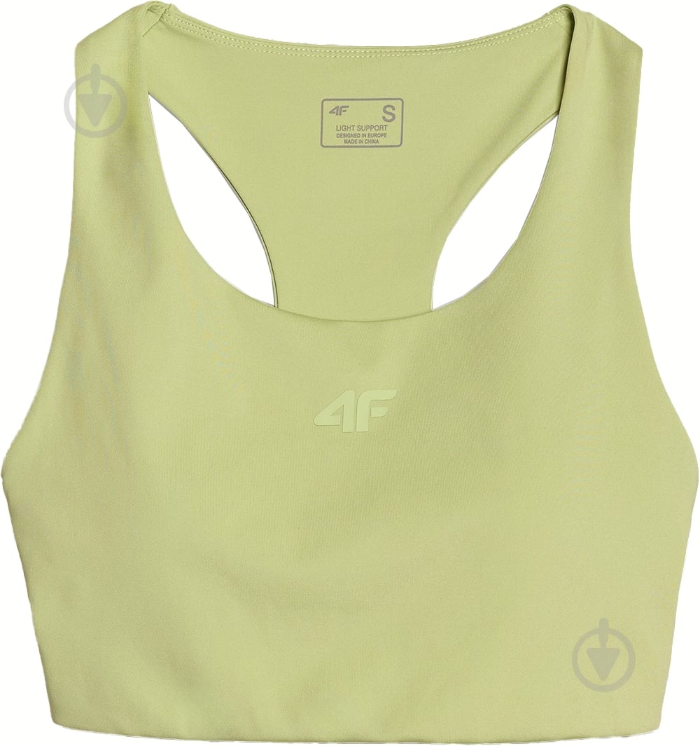 Бра 4F SPORT BRA F152 р.S зеленый - фото 1