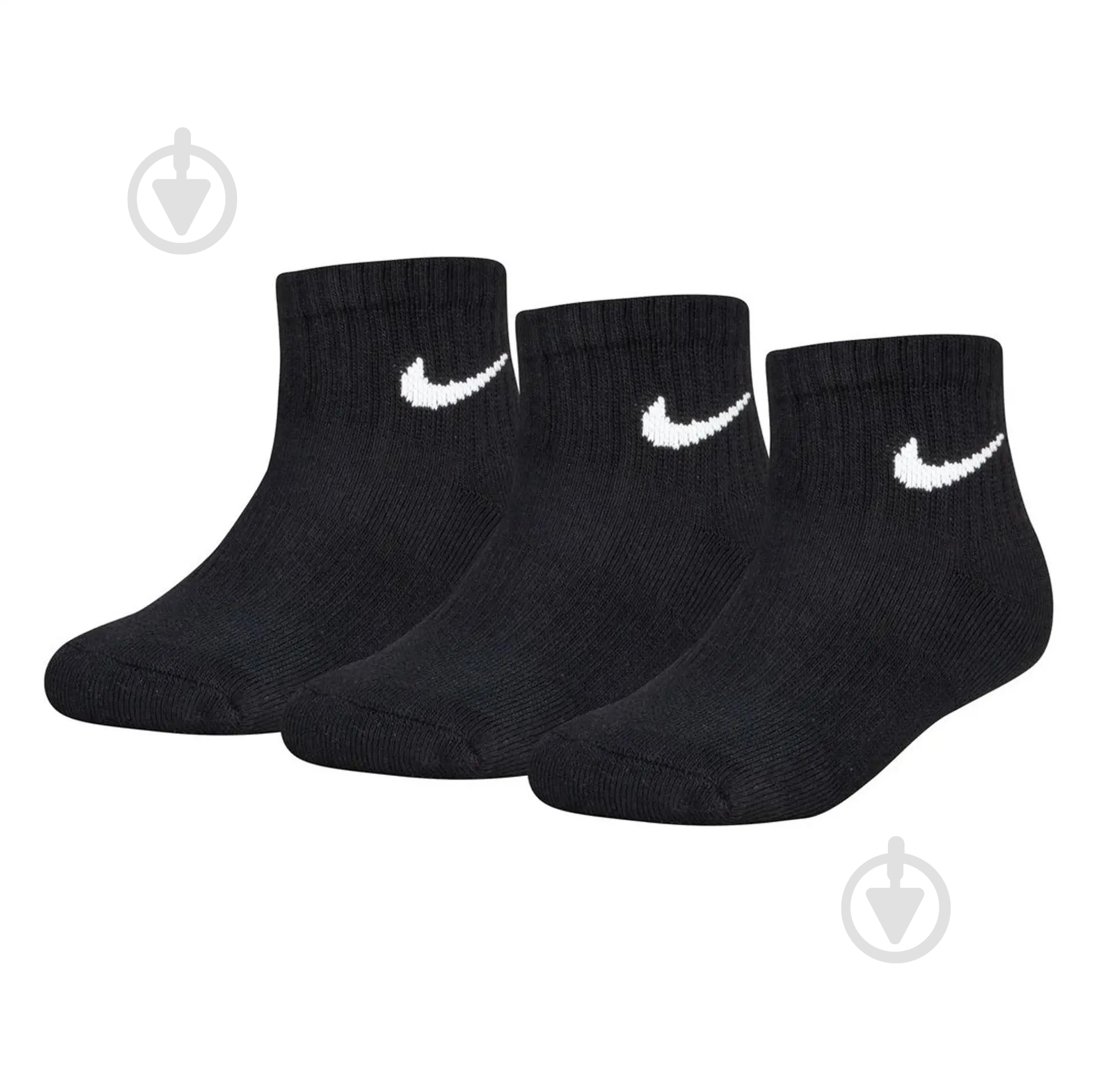 Носки Nike NHB DF PERFORMANC BASIC QUARTR RN0012-023 р.22-26 черный 2 пари шт. - фото 1