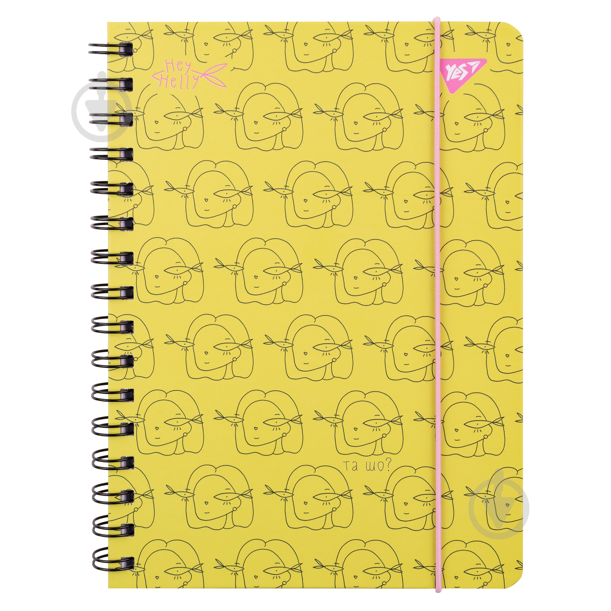 Блокнот YES з резинкою Hey Helly - фото 1 Блокнот YES з резинкою Hey Helly - фото 1