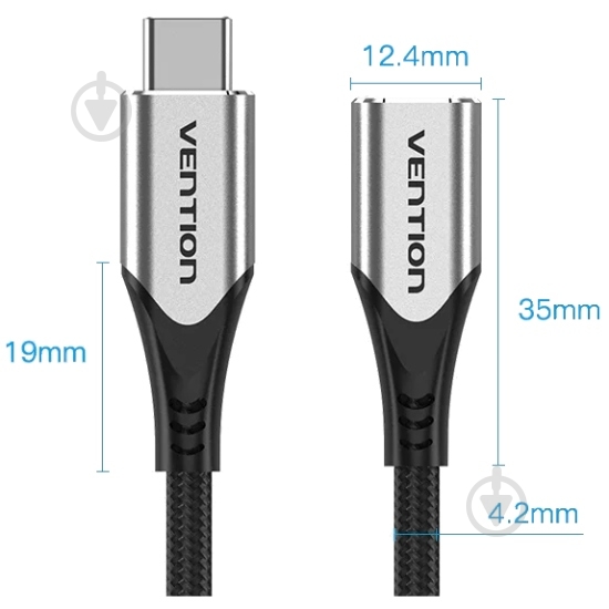 Кабель Vention 1 м черный (TABHF) - фото 4 Кабель Vention 1 м черный (TABHF) - фото 4