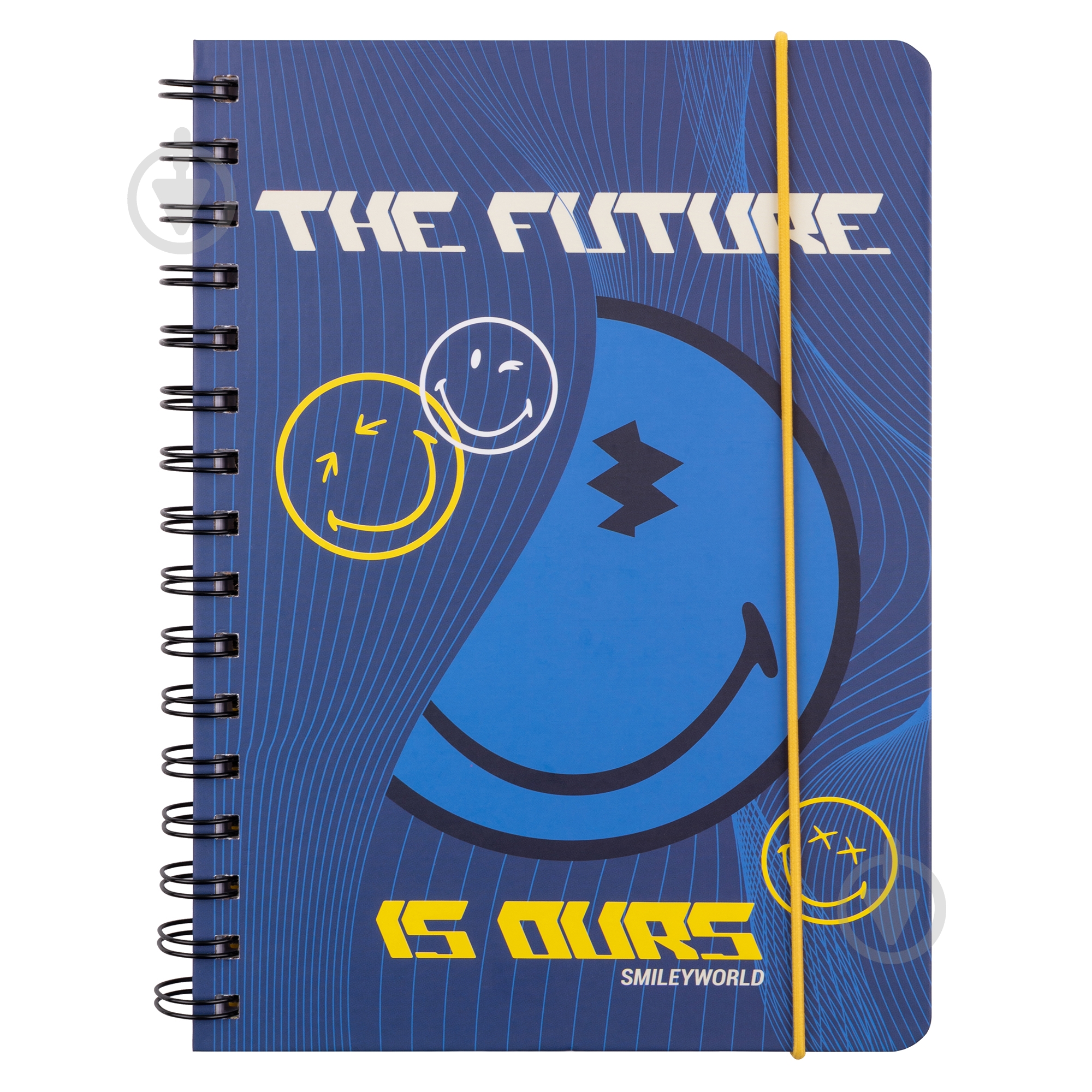 Блокнот YES с резинкой Smiley World - фото 1